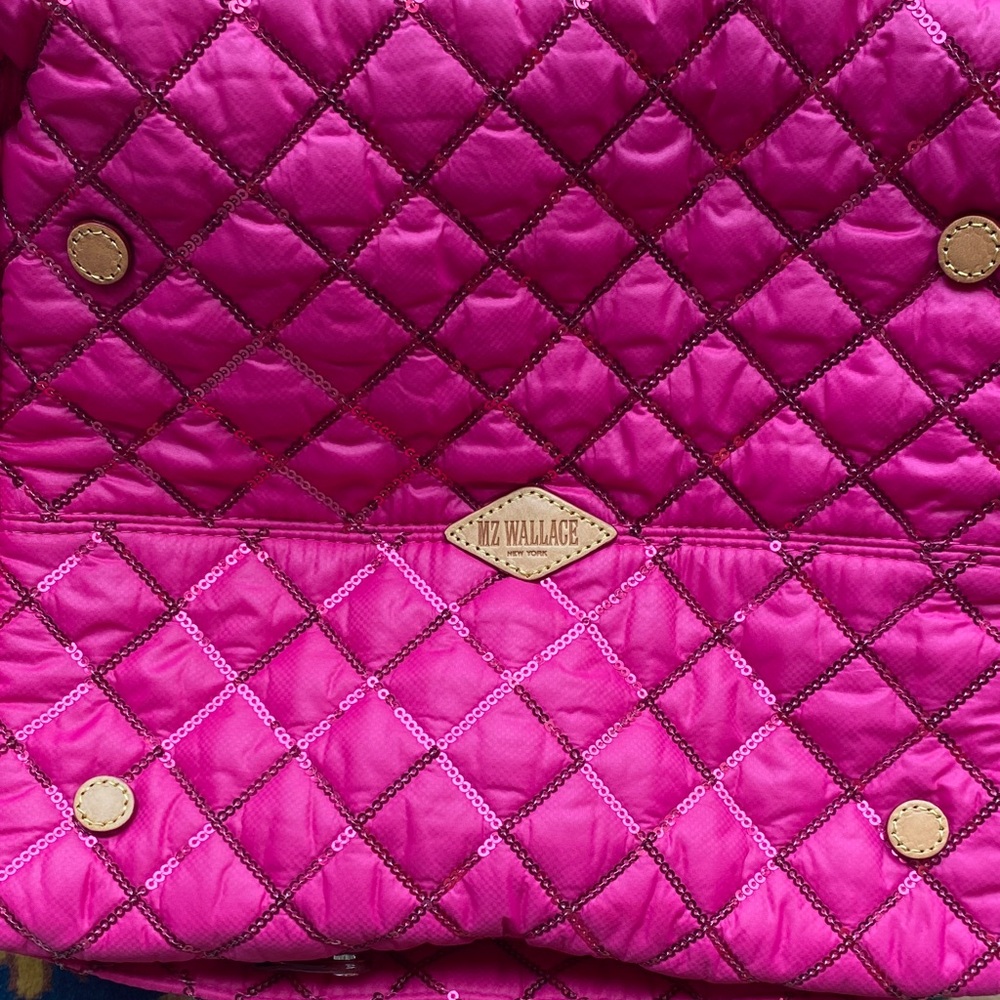 NWT Stunning 🤩 Sequin Limited Edition MZ Wallace Tote - Picture 6 of 13